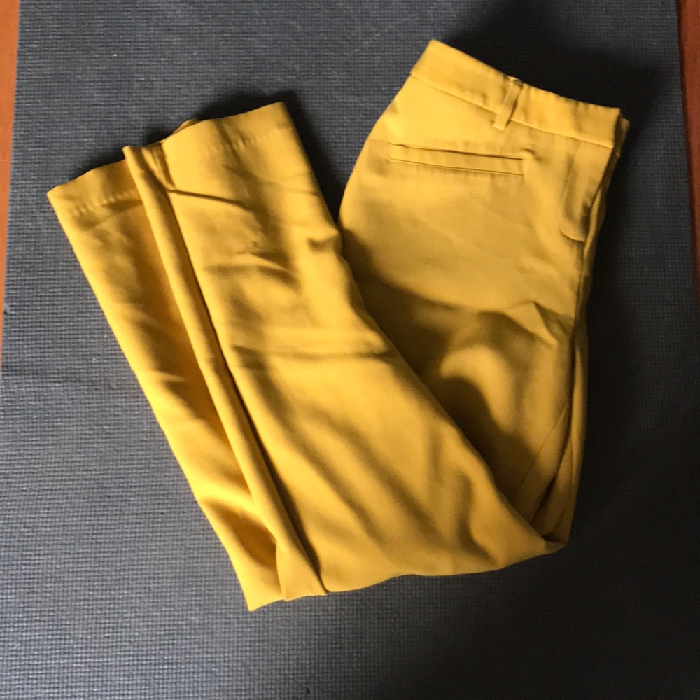 Yellow dress pants